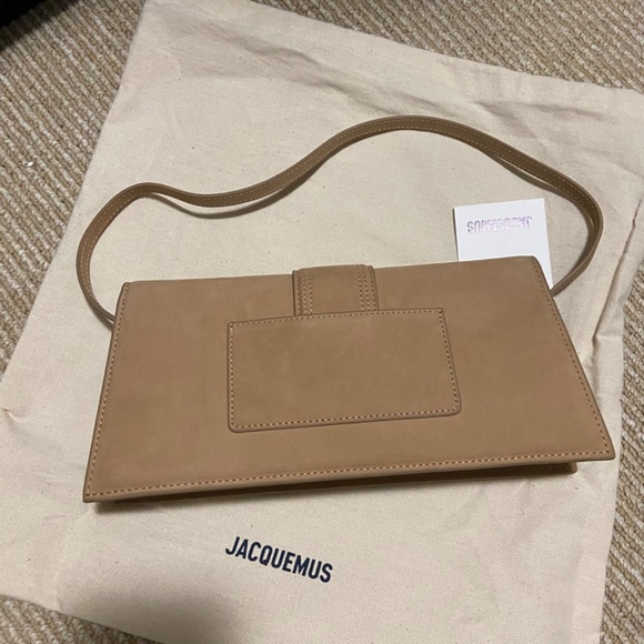 SOLD! New Jacquemus Le Bambino Long Bag Dark Beige - Picture 4 of 11